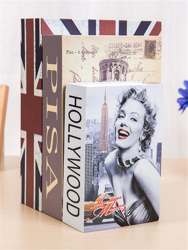 Book safe piggy bank large password box piggy bank cute creative birthday gift for kids