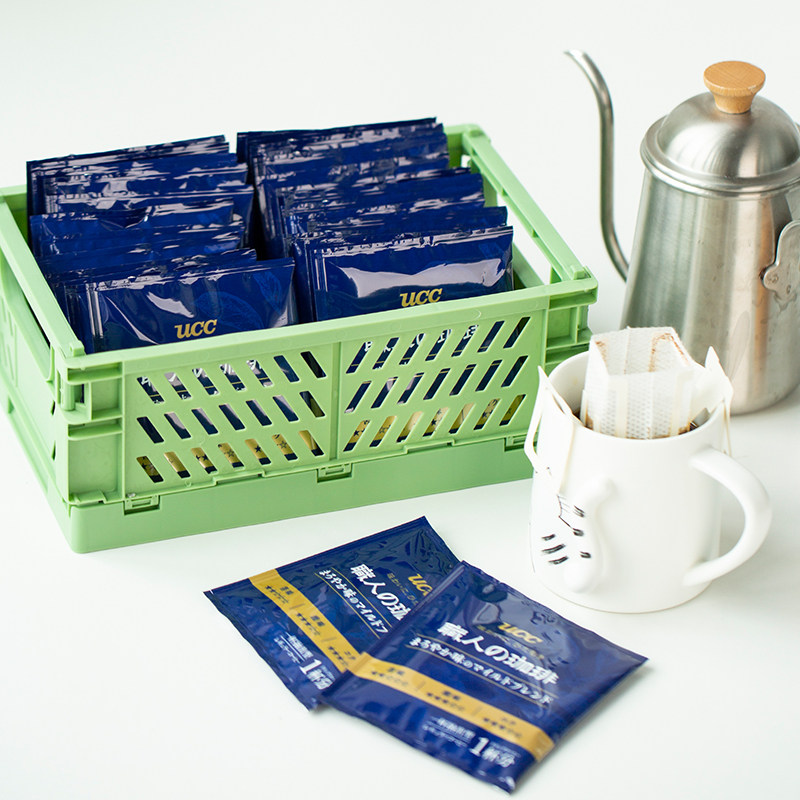 日本进口 UCC 悠诗诗 职人系列 挂耳咖啡 圆润柔和 7g*50袋盒装 天猫优惠券折后￥48包邮（￥108-60）