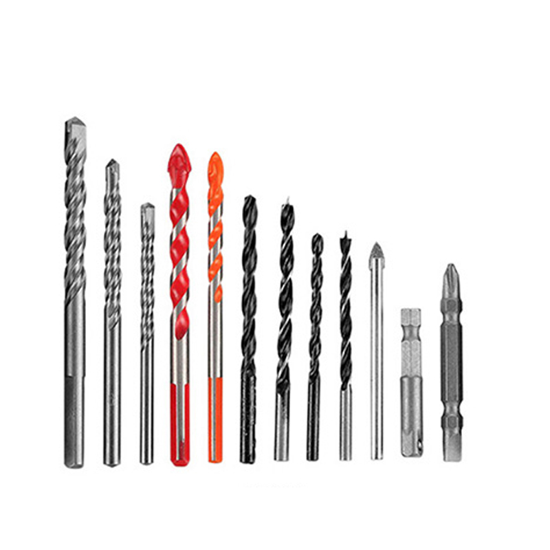 Auyande Drill Bit Twist Drill Multi Functional Triangle Drill Tile carpentry drill bit-Taobao