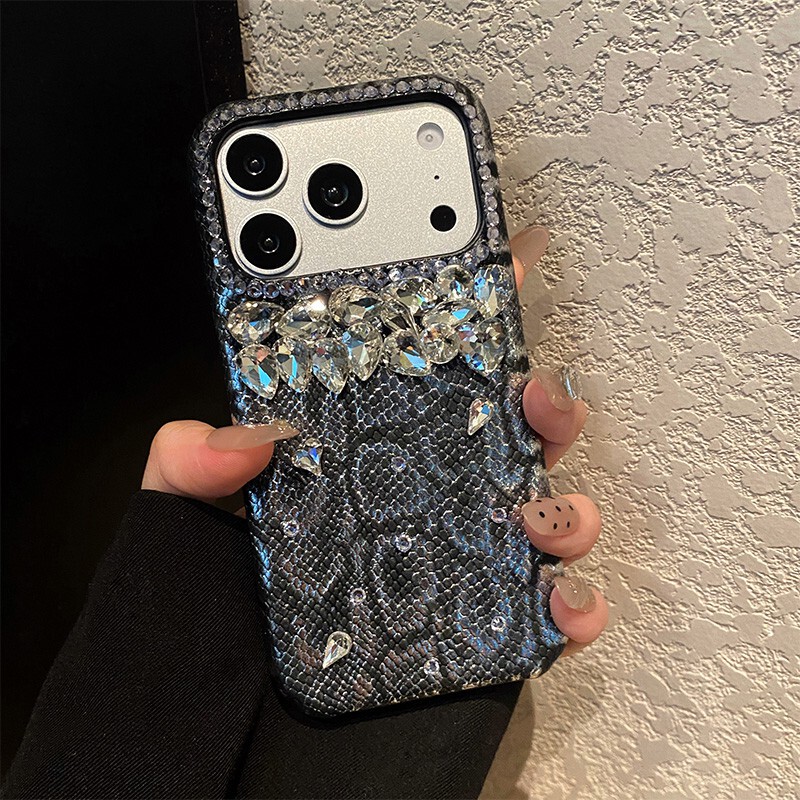 Black Snake Skin Pattern Suitable for Huawei Mate80Promax Phone Case Meta70Air Rhinestone M60Rs Porsche Design 50E Luxury 40Por Flash Diamond Huawei Imitation Leather Diamond Three-Dimensional Soft Case Black Snake Skin Pattern Suitable for Huawei Mate80Promax Phone Case Meta70Air Rhinestone M60Rs Porsche Design 50E Luxury 40Por Flash Diamond Huawei Imitation Leather Diamond Three-Dimensional Soft Case