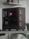 Fractal Technology Fd Case Pop 2 Air Mid-Tower Air-Cooled Rgb Water-Cooled Desktop Side-Transparent White Computer