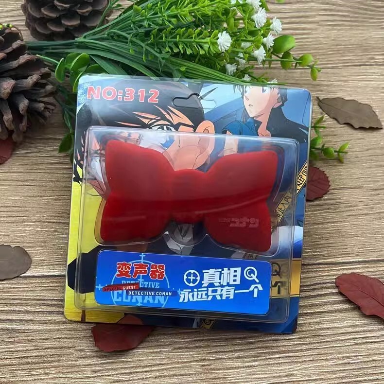 Detective Conan: Black Iron's Fish Shadow Anime Merchandise Conan and Kaito Kuroshiba Bow Tie Voice Changer Detective Conan: Black Iron's Fish Shadow Anime Merchandise Conan and Kaito Kuroshiba Bow Tie Voice Changer