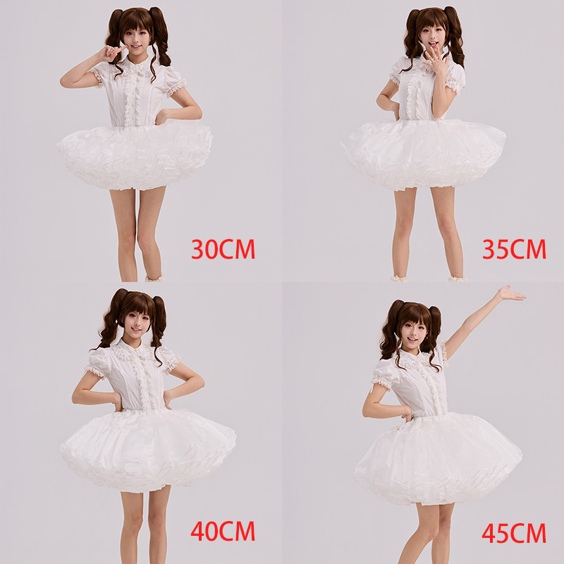 Lolita Skirt Support Violent Boneless Dog Short Pong Skirt Lolita Short Style Daily Elegance Tingyu Duck Butt Skirt Support