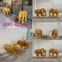 Purely hand-carved sandstone sculptures relief fiberglass imitation copper painted murals decorative background wall art ornaments