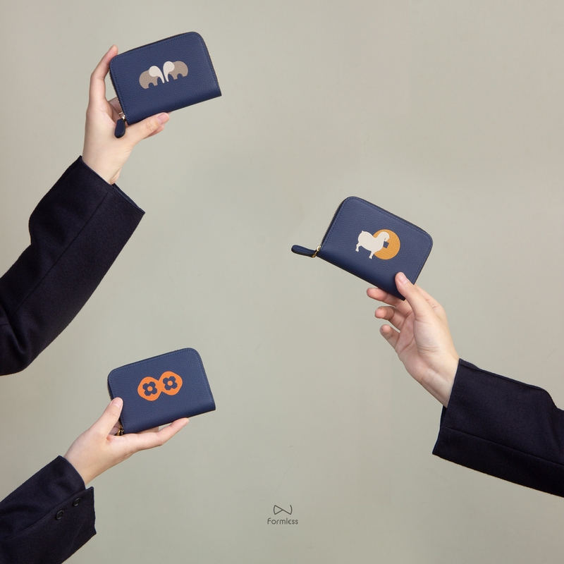 [Gift] Formless Original Large-Capacity Zipper Coin Purse Card Holder Souvenir