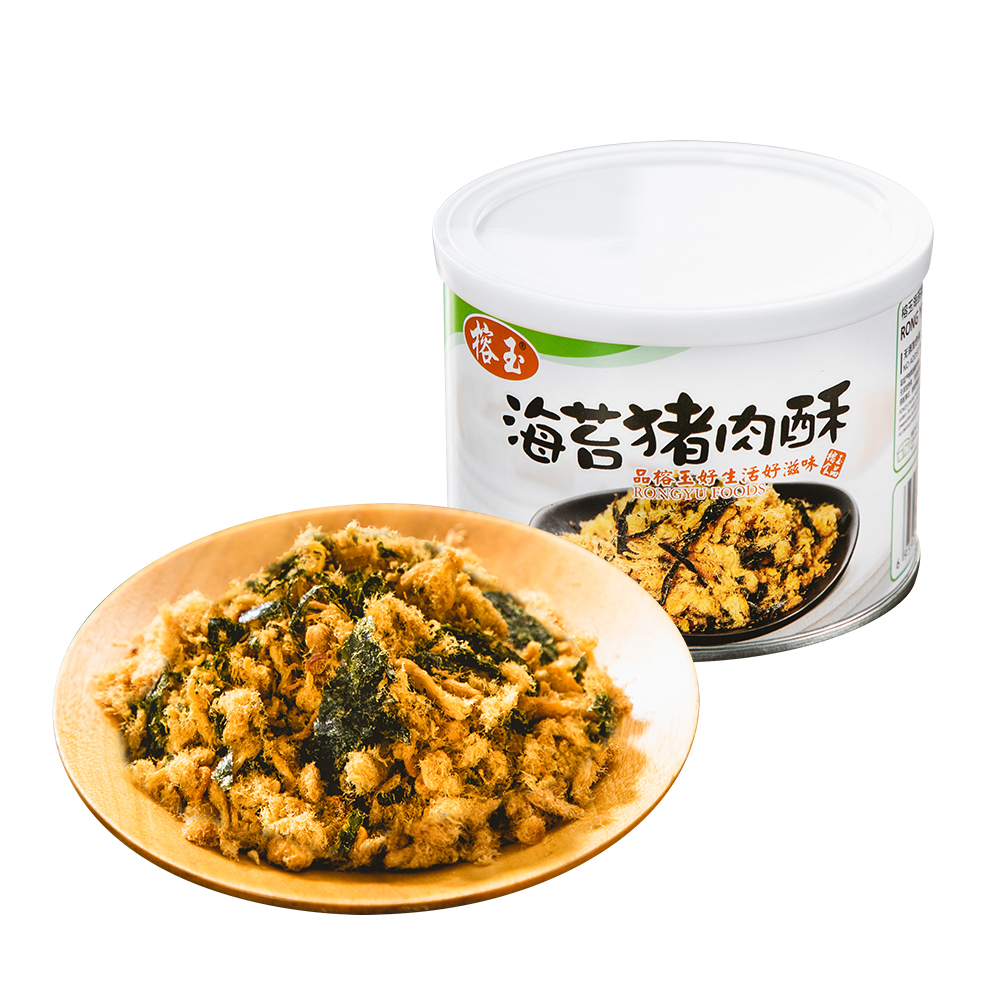 榕玉海苔碎猪肉松低脂卡儿童营养无添加婴儿肉酥