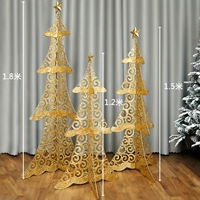 Золотая порошка рождественская елка (набор из трех -набор)