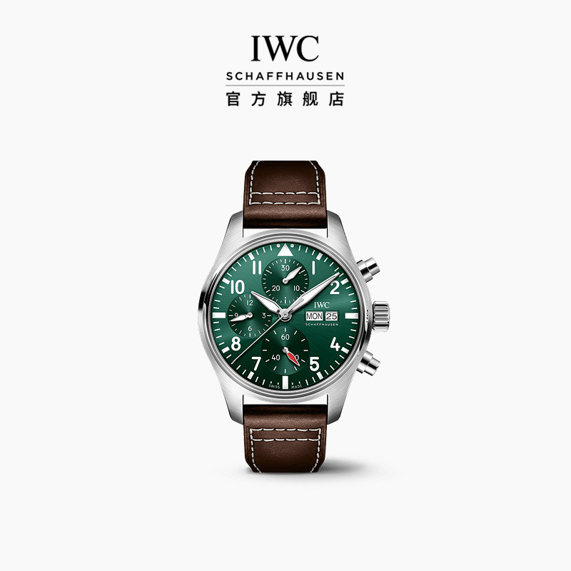 IWC IWC официальные флагманские хронограф пилотной серии Коричневые швейцарские механические часы мужские IW388103 Изображение 1