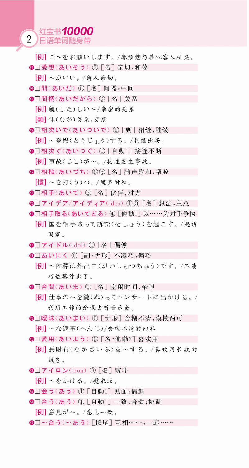 【中國直郵】10000日文單字隨身帶 日文n1-n5 紅寶書 n1-n5文字字彙高效速記 口袋本單字速記手冊新日本語能力考試n1n4n5考研日文字彙單字書