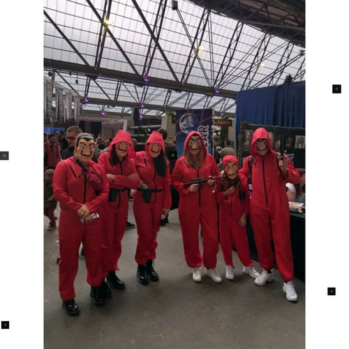 Сальвадор Дали Косплей La Casa de Papel Costume Halloween Cose