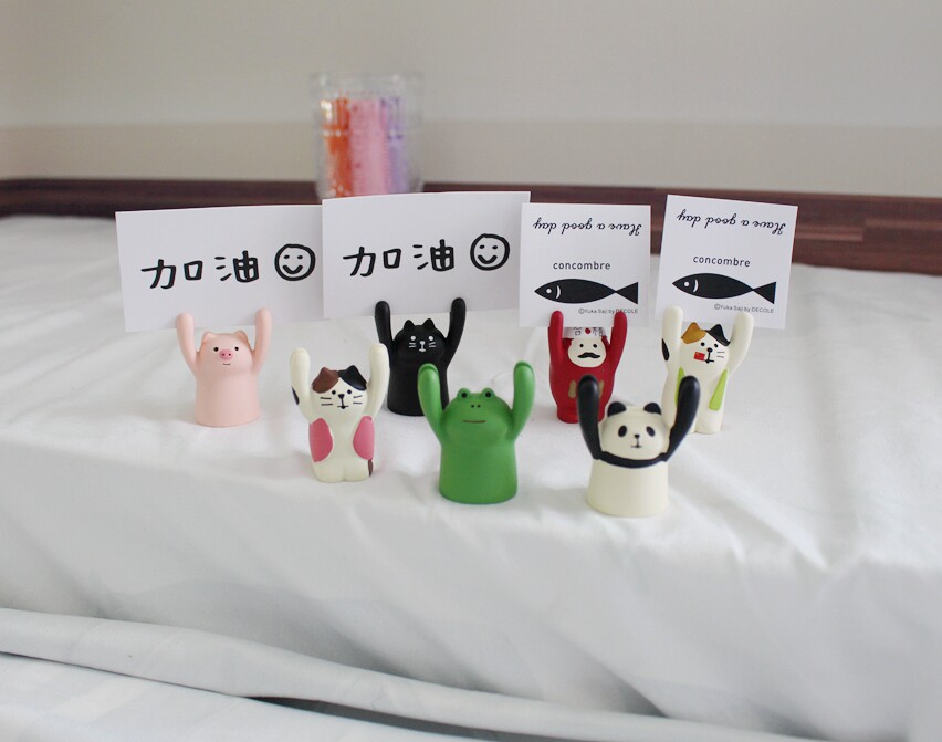 Korea ins postgraduate entrance examination inspirational cheer pig photo clip message card convenience clip decoration cute cartoon decoration