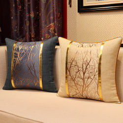 Chinese -style pillow sofa living room Light luxury high -end cushion cover without core cushion can disassemble and wash the bed backbone cushion waist pillow