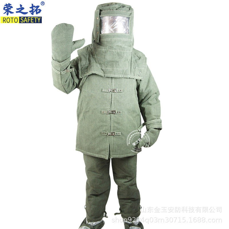 1000-degree refractory clothing green fire protection fire protection fire protection fire protection and rescue and rescue fire protection fire resistance