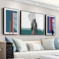  Modern girl living room decoration painting modern simple sofa background wall painting Nordic crystal porcelain painting beauty salon hanging painting