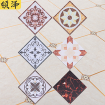 Mei quilt decorative wall stickers self-adhesive tile stickers Corner stickers Corner stickers Floor tiles waterproof and wear-resistant ground stickers living room floor