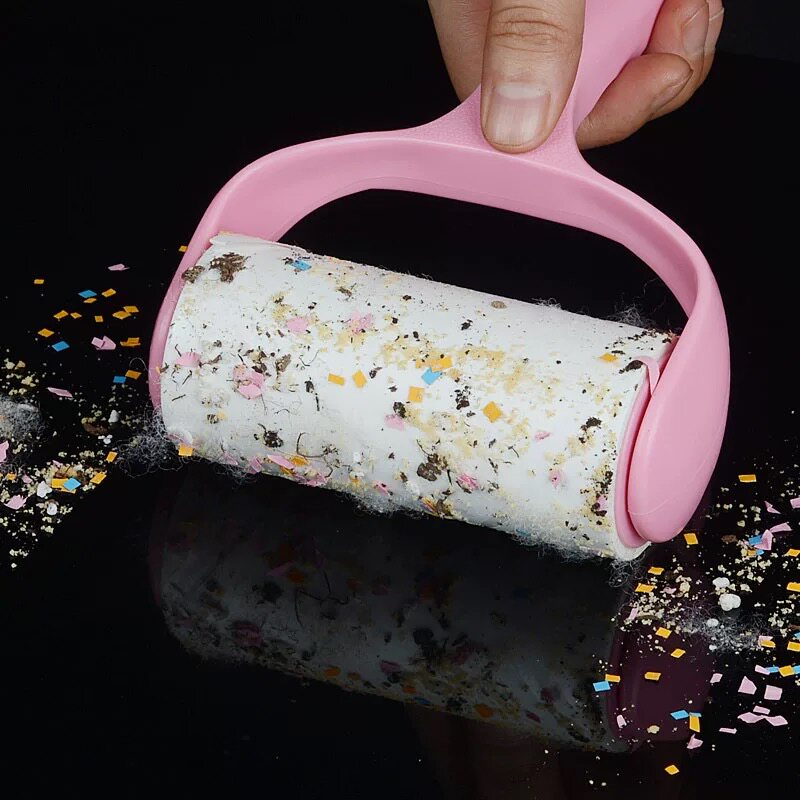 Clothing Sticky Dust Dusting Paper Mucus Wool Instrumental Drum Type Diagonal Tearing Ripping