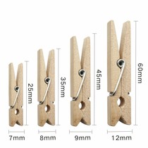 Wood Clip Photo Clip Wood Small Clip Mini Photo Clips Wall Hung Diy Handmade Decorated Kitchen