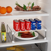 Compartment rack in the refrigerator Dish plate stacking rack Dish stacking compartment Internal storage Beverage can holder