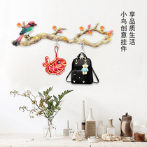 Eurostyle Retro Creative Little Bird Hook Xuan Guan Shelf wall Decorative Wall-mounted Key Contained in the Entrance Hanger