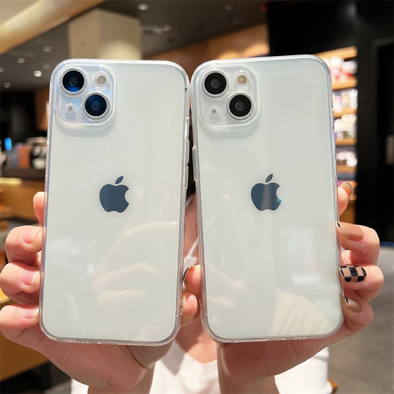 Solid Color Simple Transparent Soft Case Suitable for iPhone 14 Pro Max Apple 13 Phone Case 12 High-End Silicone 15 Unisex 16 Full Coverage Lens Xsmax Anti-Drop 8Plus Straight Edge 7 Protective Case 6 Solid Color Simple Transparent Soft Case Suitable for iPhone 14 Pro Max Apple 13 Phone Case 12 High-End Silicone 15 Unisex 16 Full Coverage Lens Xsmax Anti-Drop 8Plus Straight Edge 7 Protective Case 6
