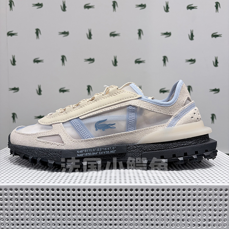 Lacoste French Crocodile Women's Shoes 26 Spring and Summer New Style Contrasting Color Stitching Sports Casual Shoes | 51Sfa0156