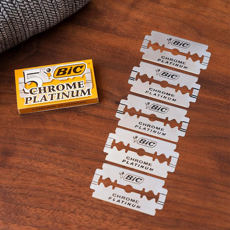 Original Imported Bic Double-Sided Blade French Yellow Bic Men's Razor Old-Fashioned Safety Manual Razor Blade Original Imported Bic Double-Sided Blade French Yellow Bic Men's Razor Old-Fashioned Safety Manual Razor Blade