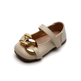 Нескользящая модная обувь для принцессы на липучке для кожаной обуви, коллекция 2021, мягкая подошва