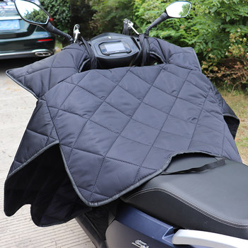 Scooter with larger handle and waterproof motorcycle windshield