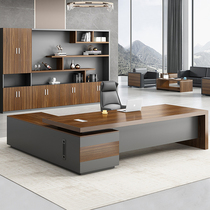 Guangzhou Boss Desk Chair Combination Big Bandae Brief Modern Competent Manager President Office Table Furniture