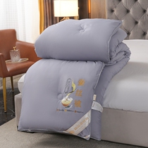 Silk Quilt 100 Mulberry Silk Winter Quilt Thickened Warm Air Conditioning Quilt Spring Autumn Quilt Core Children Single Season Universal