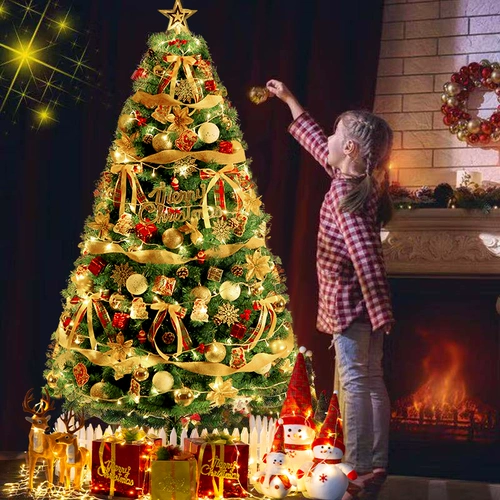Интернет-знаменитости, Рождественская елка, домашняя посылка, большие светящиеся украшения, 1,2 метра, 1,5 метра, украшение праздничной сцены своими руками, композиция