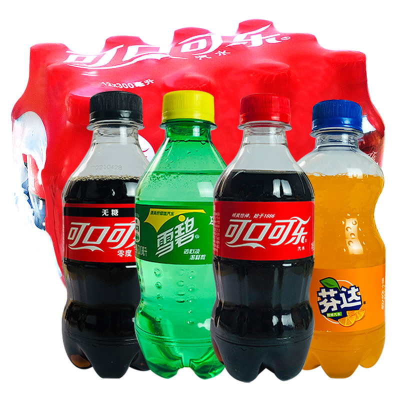 可口可乐/雪碧/芬达/汁汁桃桃 300ml*12瓶 图1