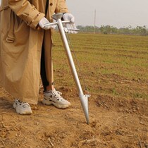 Finger type corn seed dressing device sowing God peanut seedling small agricultural tool manual digging pit fertilization vegetable sowing machine