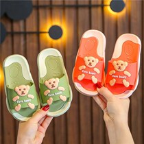 Girls slippers summer indoor super soft male can love cute bath non-slip word cool baby bottom Beach
