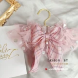 Аксессуар, ожерелье, шарф для принцессы, кружевной колокольчик, нагрудник, милый слюнявчик, домашний питомец, кот