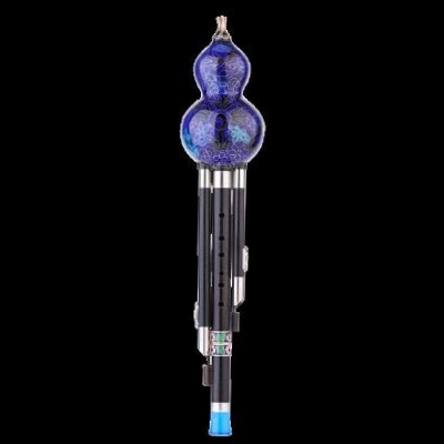 Loại hiệu suất cao cấp cloisonne ống âm thanh gỗ rắn chuyên nghiệp nhạc cụ chuyên nghiệp Hulusi C-B phẳng chuyên nghiệp - Nhạc cụ dân tộc