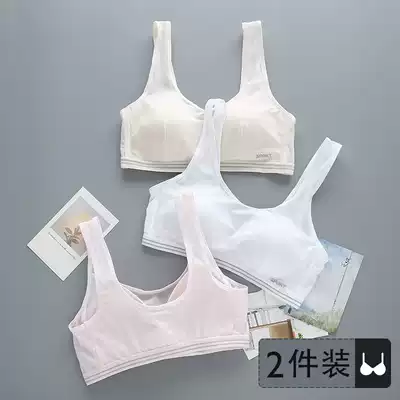 Girl underwear without steel ring development Junior High School High School students small vest female 12-15-18 year old big child thin bra