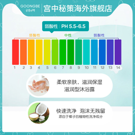 South Korea's imported Gongzhongsecure 2-year-old and older children's special silicone-free shampoo for boys and girls, moisturizing, nourishing and scalp care