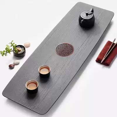 Whole piece of natural Wujin Stone tea tray marble head simple home living room office size tea table stone Tea Sea