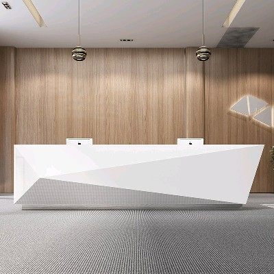 Company Front Desk Reception Desk Baking Varnish Bar for modern custom Alien Desk Beauty House Cashier Counter counter Counter