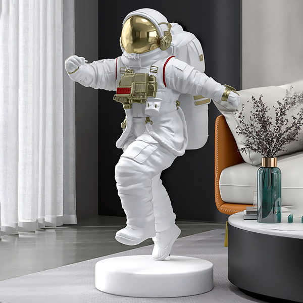 Running to the Future Astronaut Pendulum Large Landing Astronaut Pendulum with TV enclosure Decorative Swing