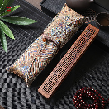 Rosewood Hollow Incense Box for Home Use, Indoor Agarwood Incense Burner, Portable Incense Holder, Creative Incense Burner