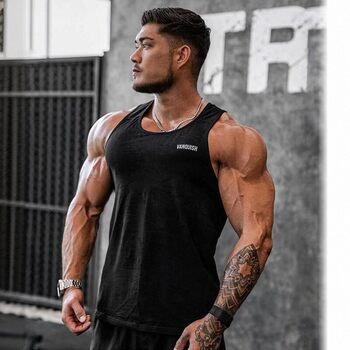 Vq pure original wide shoulder strap sports vest