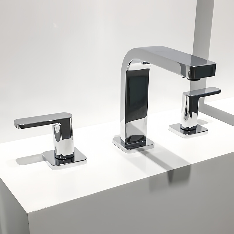 K-23484T-/22566T-4-Cp Ruo Fang Copper Faucet for Washbasin, Three-Hole Countertop Basin, Fully Separate Basin K-23484T-/22566T-4-Cp Ruo Fang Copper Faucet for Washbasin, Three-Hole Countertop Basin, Fully Separate Basin