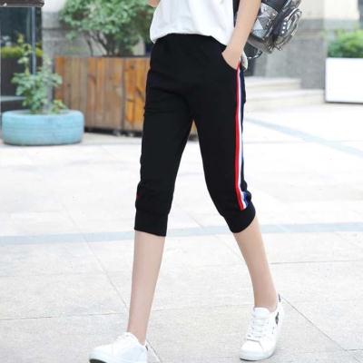 Pregnant Woman Shorts Women Summer Outwear Fashion Spring Summer Thin section Seven Pants Loose Casual Sports Tobelly Pants Summer Dress-Taobao