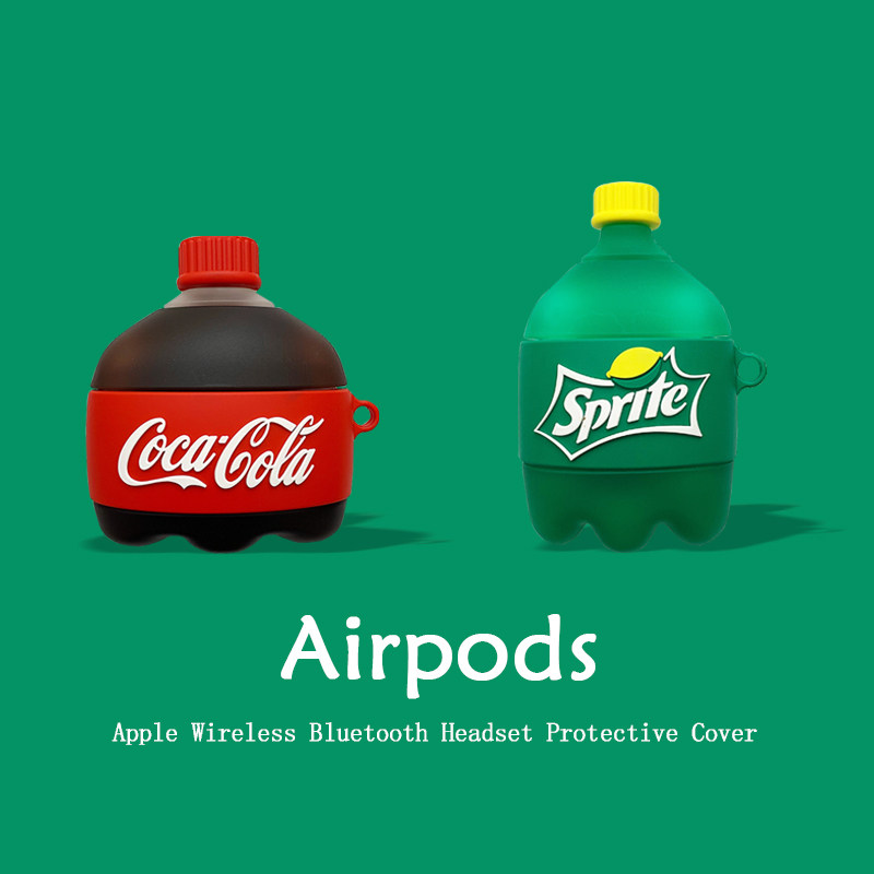Creative Soda applies airpods3 Protective sleeve airpodspro protective shell Apple Three generations of wireless Bluetooth headphone sleeve airpods2 Soft silicone Silicone Generation Couple Cute