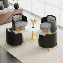 Nordic luxury hotel lobby office reception area leisure table and chair Business Club sales office to negotiate sofa combination