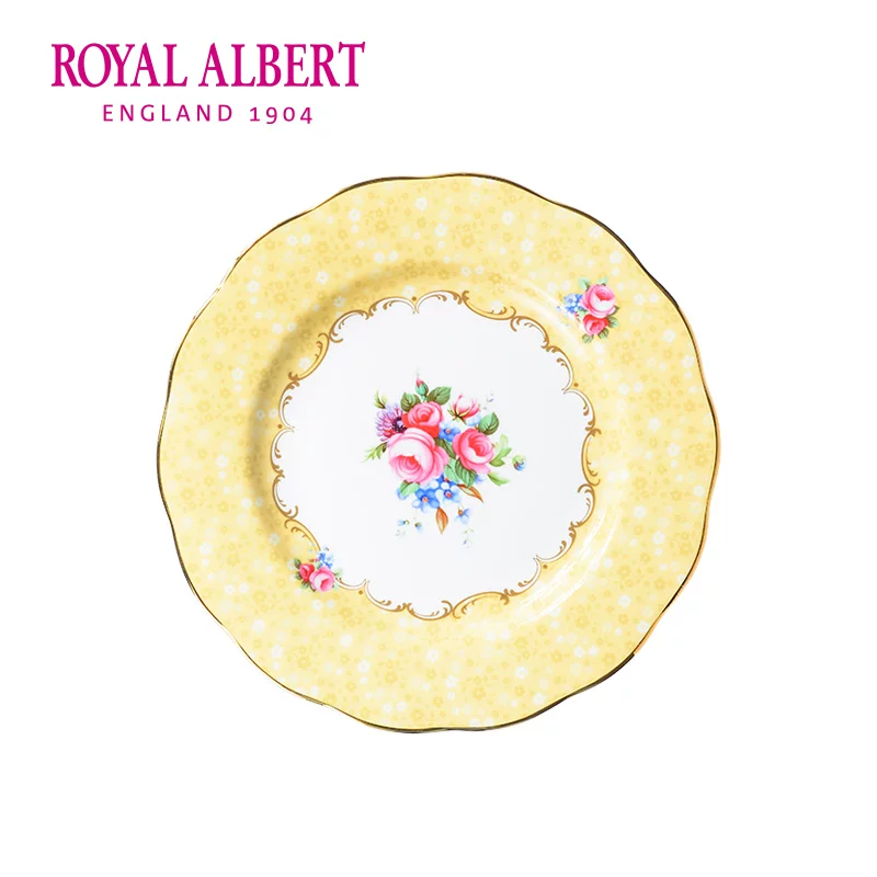 Royal Albert Royal Albert Centennial серия Bone Porcelain поздний диск диск пять-детальный набор из пяти предметов