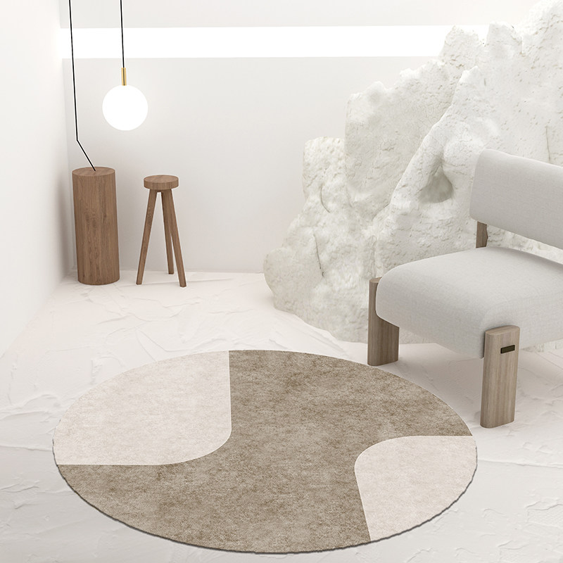 Round carpet living room coffee table sofa Nordic ins wind bedroom side blanket make-up computer chair round floor mat