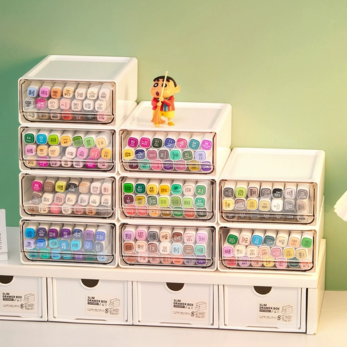 Канцтовары, вместительная и большая коробка для хранения для ящиков, мелки для школьников, маркер